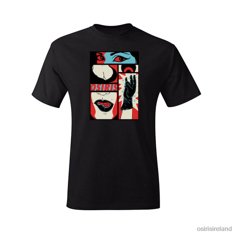 Osiris Clothing - Unisex Osiris Black Shocker Tee T-shirt X80R629