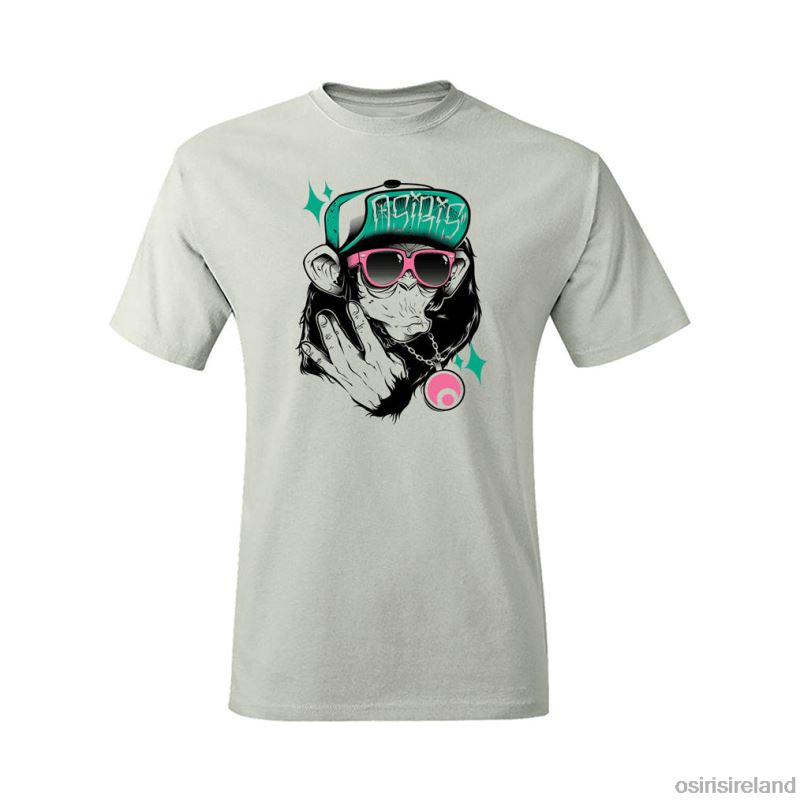 Osiris Clothing - Unisex Osiris Pewter Left Coast Tee T-shirt X80R631