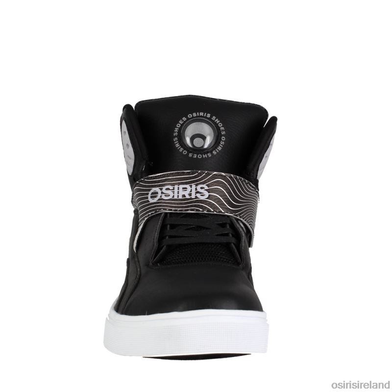 Osiris Shoes Ireland - Unisex Osiris Black/White/Pulse Rize Ultra Shoe X80R611