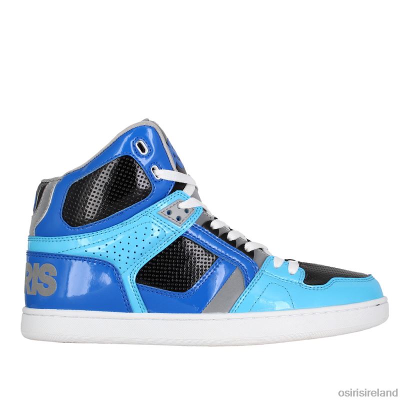 Osiris Shoes Ireland - Unisex Osiris Blue/Grey/Cyan NYC 83 Clk Shoe X80R620