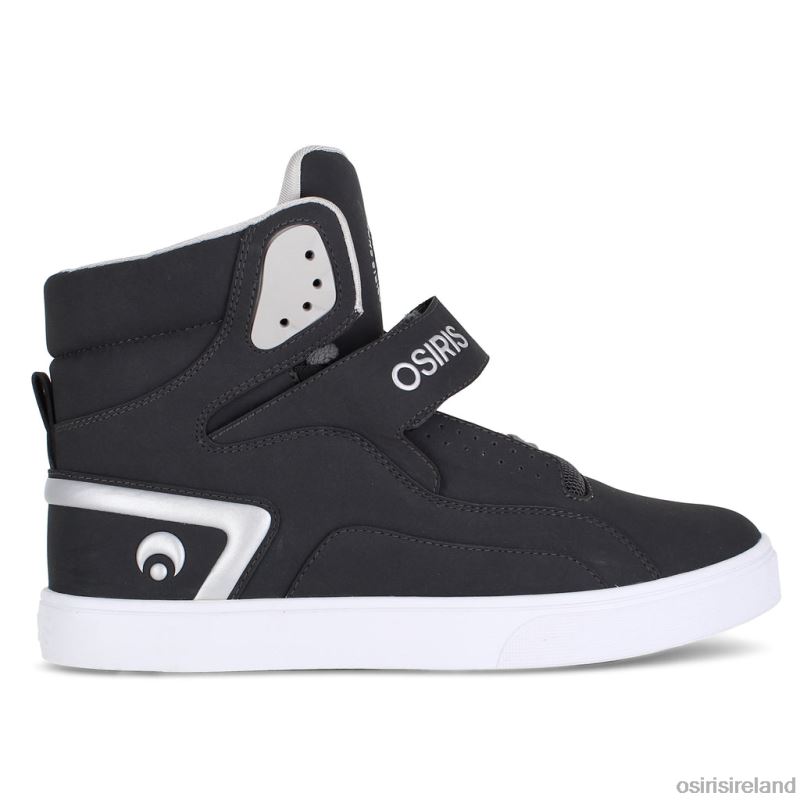 Osiris Shoes Ireland - Unisex Osiris Charcoal/White Rize Ultra Shoe X80R613