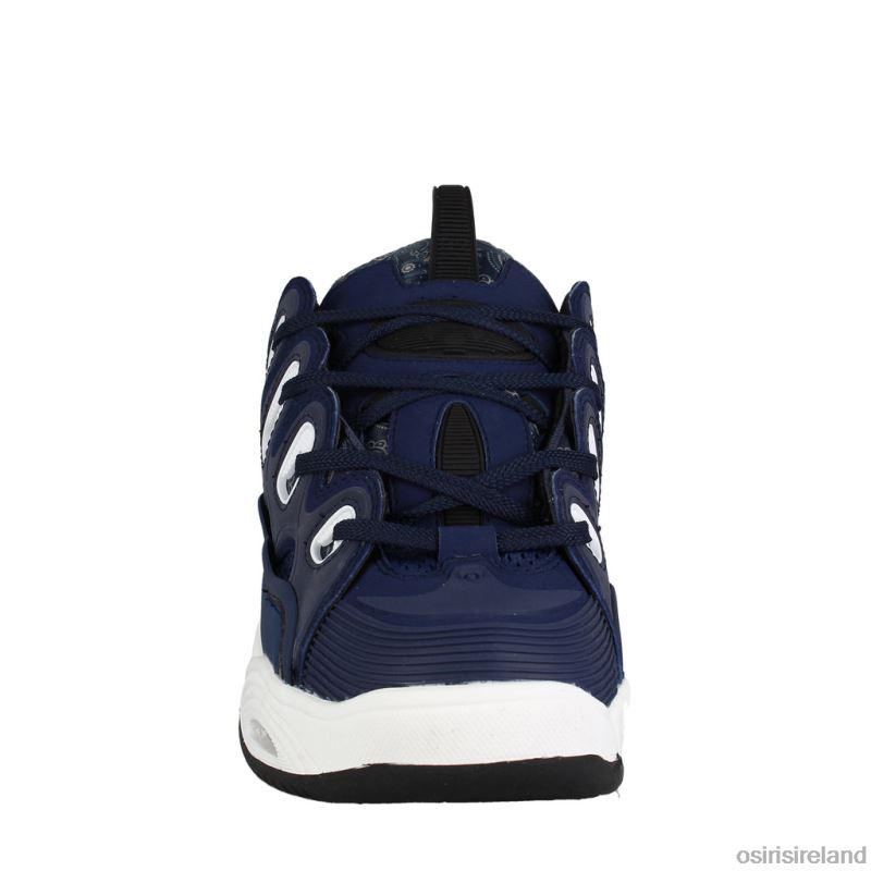 Osiris Shoes Ireland - Unisex Osiris Navy/Red/Paisley D3 2001 Shoe X80R62